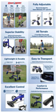 Copy of Hybrid All-Terrain Knee Walker by Knee Rover Knee Rover
