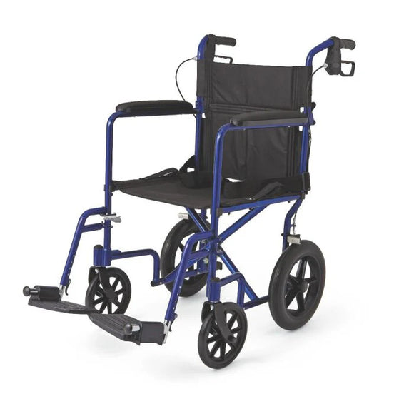 Transport Chair with 12-Inch Wheels by Medline for Sale Medline