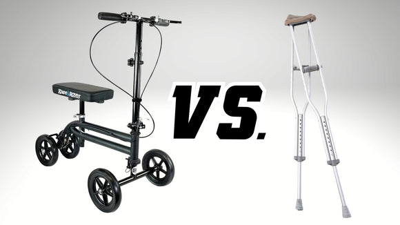 Knee Walker vs. Crutches