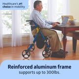 Copy of Empower Four-Wheeled Rollator Walker by Medline Medline