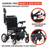 DASH Ultra-Lite Foldable Power Wheelchair by Travel Buggy For Sale Travel Buggy
