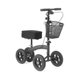 Medline All-Terrain Knee Walker, with 12" Wheels, 20"-26" Adjustable Knee Pad Height Medline