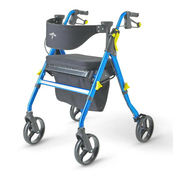 Copy of Empower Four-Wheeled Rollator Walker by Medline Medline