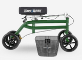 Steerable Knee Walker With Basket - Green Knee Rover