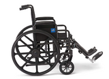 Medline Excel Lightweight Wheelchair with Elevating Leg Rests Medline