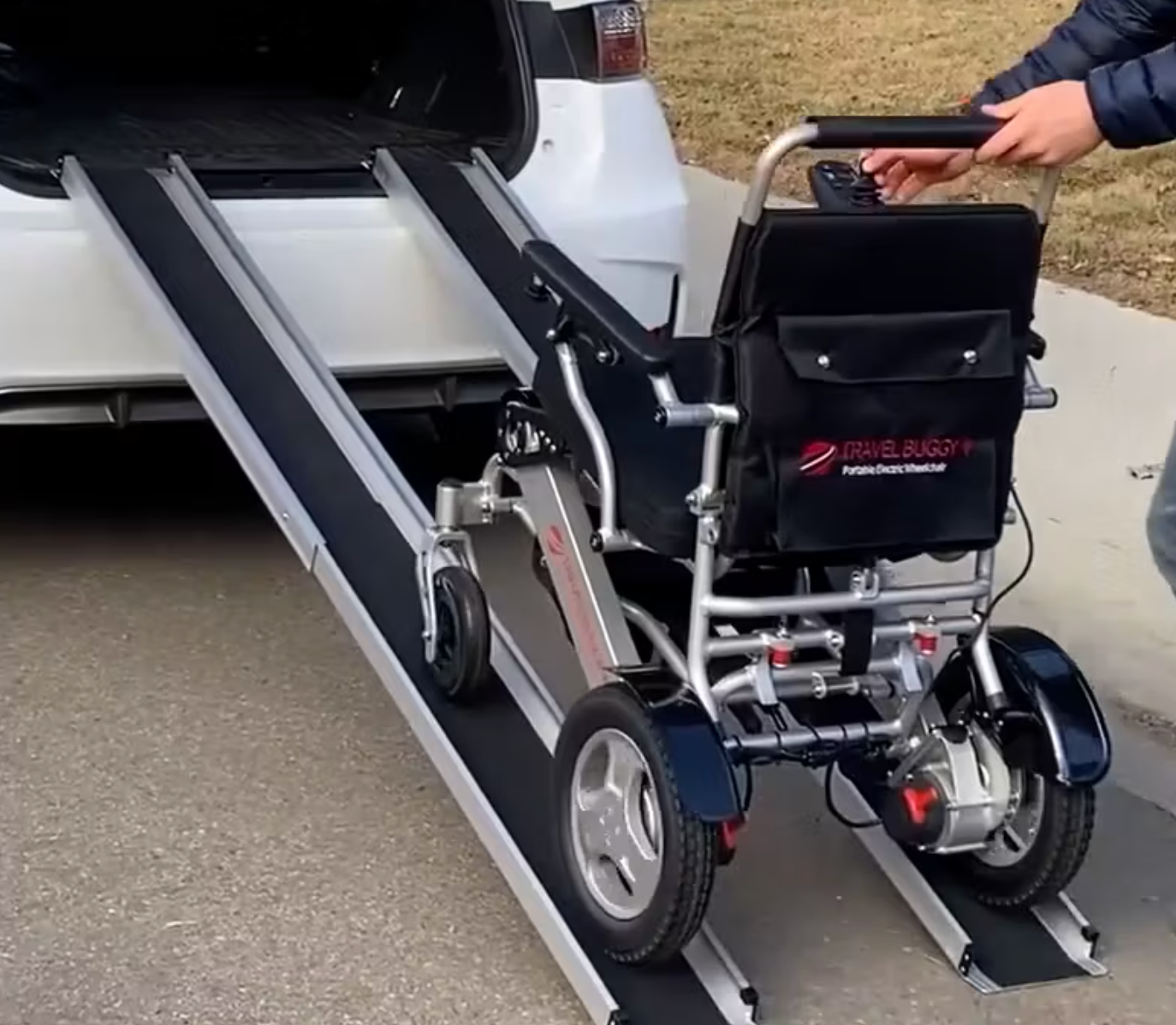 Retractable Crash Ramp Lightweight Retractable Ramp by Travel Buggy – Wheel Walkers