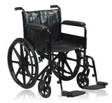 Durable Wheelchair with Swing Away Leg Rests - Free Delivery Wheel Walkers (WW)